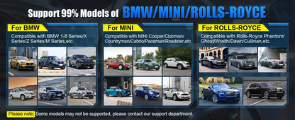 XTOOL InPlus IP500 per BMW, Aggiornamento Gratuito a Vita, Scanner Diagnostico Auto IP500, Test Attivo ECU, Scanner OBD2 per Tutti i Sistemi BMW, Mini, Rolls Royce, Strumenti Diagnostici Auto, 23+ Servizi, Lettore di Codici