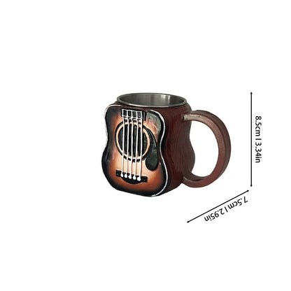 Nuovo unico strumento musicale tazza da caffè creativo 3D sassofono violino tazza nuove tazze tazza di latte regalo di fascia alta ornamenti per il desktop