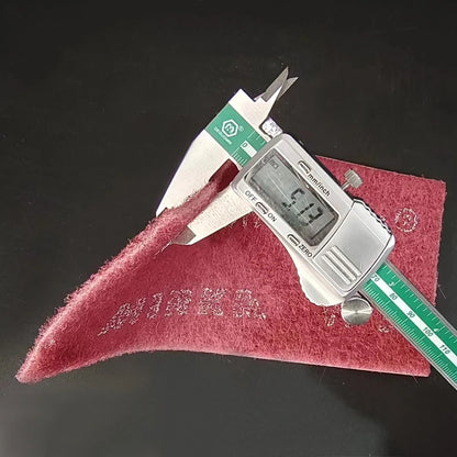Tampone Abrasivo Rettangolare Originale MIRKA Rosso-Grigio 1500/360 in Nylon per Lucidatura di Lavelli e Bagni