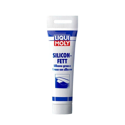 Liqui Moly 3312 Grasso Siliconico 100g, Lubrificante Dielettrico Trasparente per Guide Tettuccio Apribile, Binari Sedili, Cerniere Porte, Guarnizioni in Gomma
