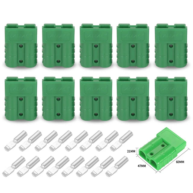 5/10 Pezzi Connettore Rapido 50A per Ricarica Batteria, Adattatore per Moto, Solare, Caravan, Accessori