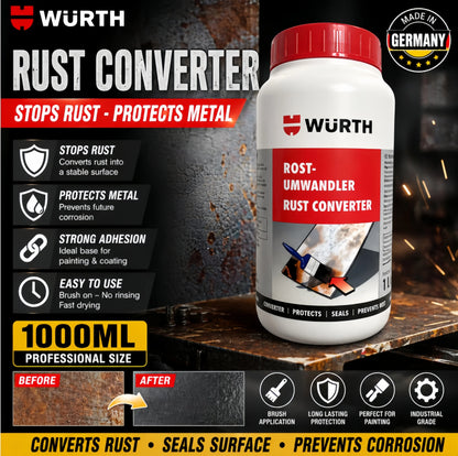 Tappo antiruggine per lamiera inibitore di ruggine originale Germania Wurth convertitore di ruggine 0893110