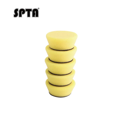 SPTA Kit 5 Pezzi di Spugne Abrasive Miste da 1,4 Pollici (35 mm) e 2 Pollici (50 mm) per Lucidatura e Dettaglio Auto