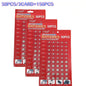 50 Pezzi Batterie a Bottone 1.55V AG13 LR44 L AG1 AG3 AG4 AG10 AG12 SR44 A76 LR1154 GP7 per Orologi, Giocattoli e Telecomandi