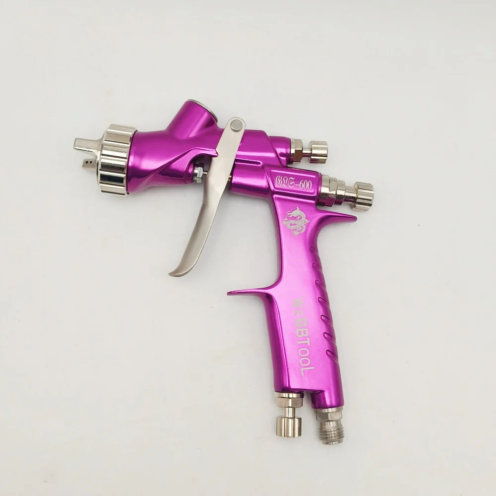 Pistole per verniciatura a spruzzo W600 di alta qualità Pistola a spruzzo ad aria a base d'acqua da 1,3 mm per strumento spruzzatore per pistola per verniciatura a spruzzo per auto