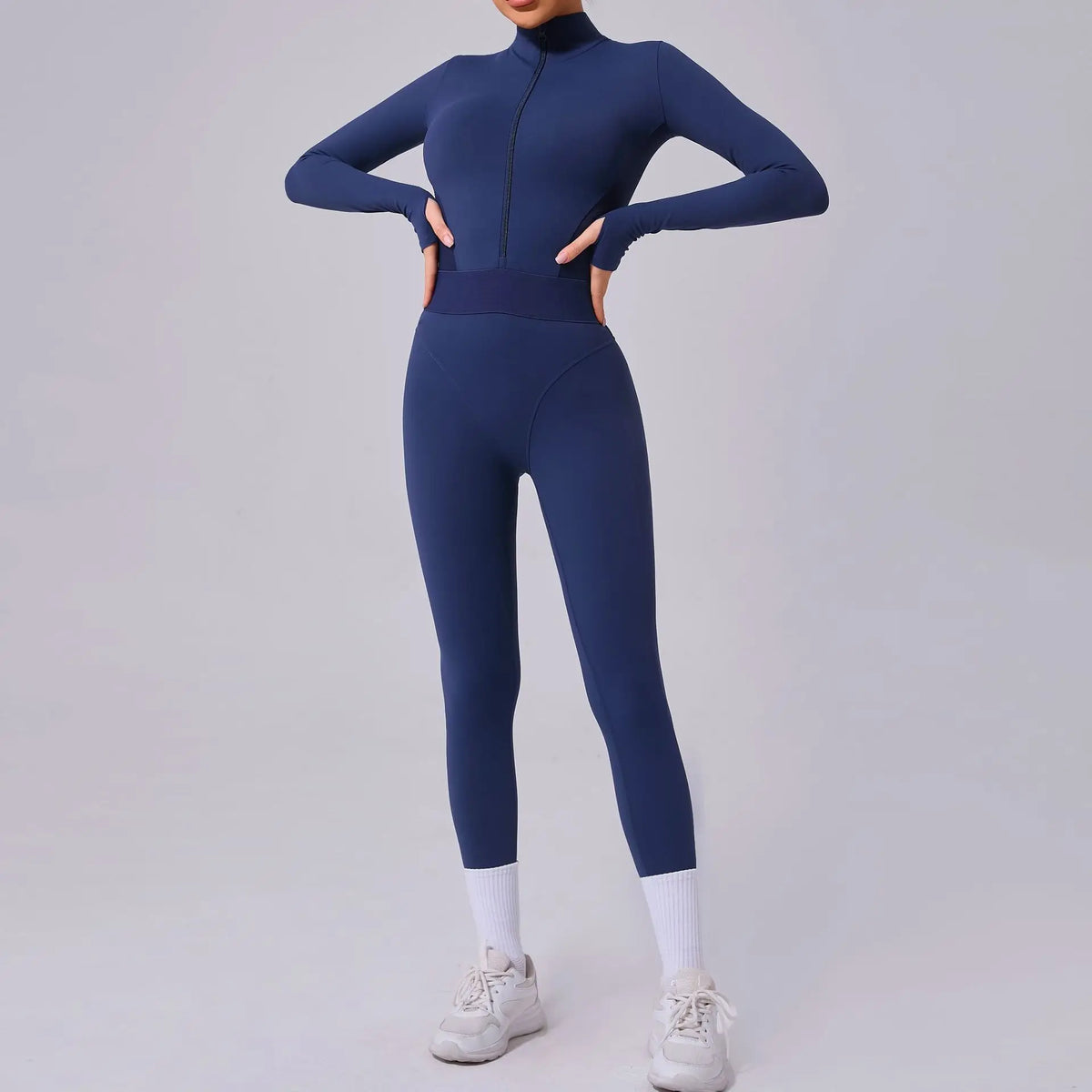 Tuta da donna Set da yoga Tuta intera Pagliaccetti femminili Abbigliamento da yoga ad asciugatura rapida Tute da allenamento Tuta sportiva a maniche lunghe