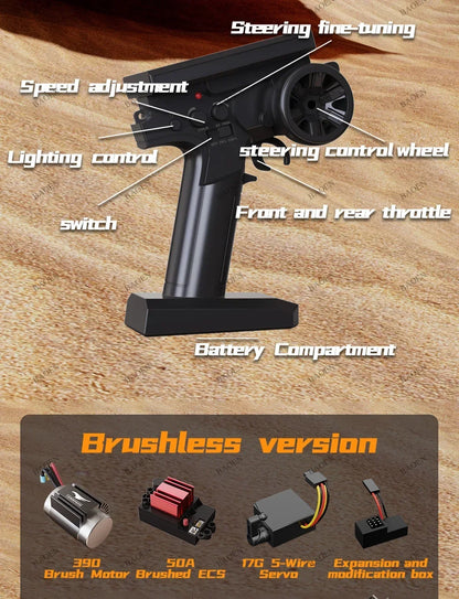 SCY9522PRO Auto RC ad alta velocità 85 km/h, brushless, 4WD, da fuoristrada e drift, telecomandata, 1:16, auto da corsa professionale SCY9522 50 km/h