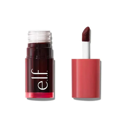Balsamo labbra alla frutta Elf, nuovo, balsamo labbra e guance a doppio uso, fard liquido in polvere, fondotinta liquido satinato e primer verde e rosa, cosmetici