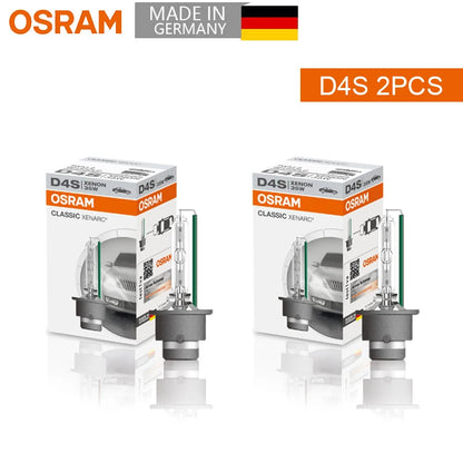 OSRAM Xenon HID CLASSIC D1S D2S D3S D4S lampade Standard 66140 66240 66340 66440 CLC Original Car Head Light 4200K Warm White Pair