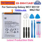 Batteria HQ-S71 EB-BM146ABY EB-BM526ABY per Samsung Galaxy M11 M54 F54 M33 M13 Galaxy M51 M56 M52 M32 M15 M35 F15 5G
