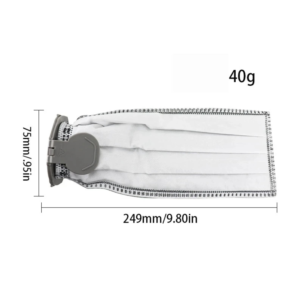 Sacchetto per la polvere per aspirapolvere senza fili (Vorwerk Kobold VK7S / VK7 / FP7S / FP7), filtro HEPA e sacchetti per la polvere, pezzi di ricambio.