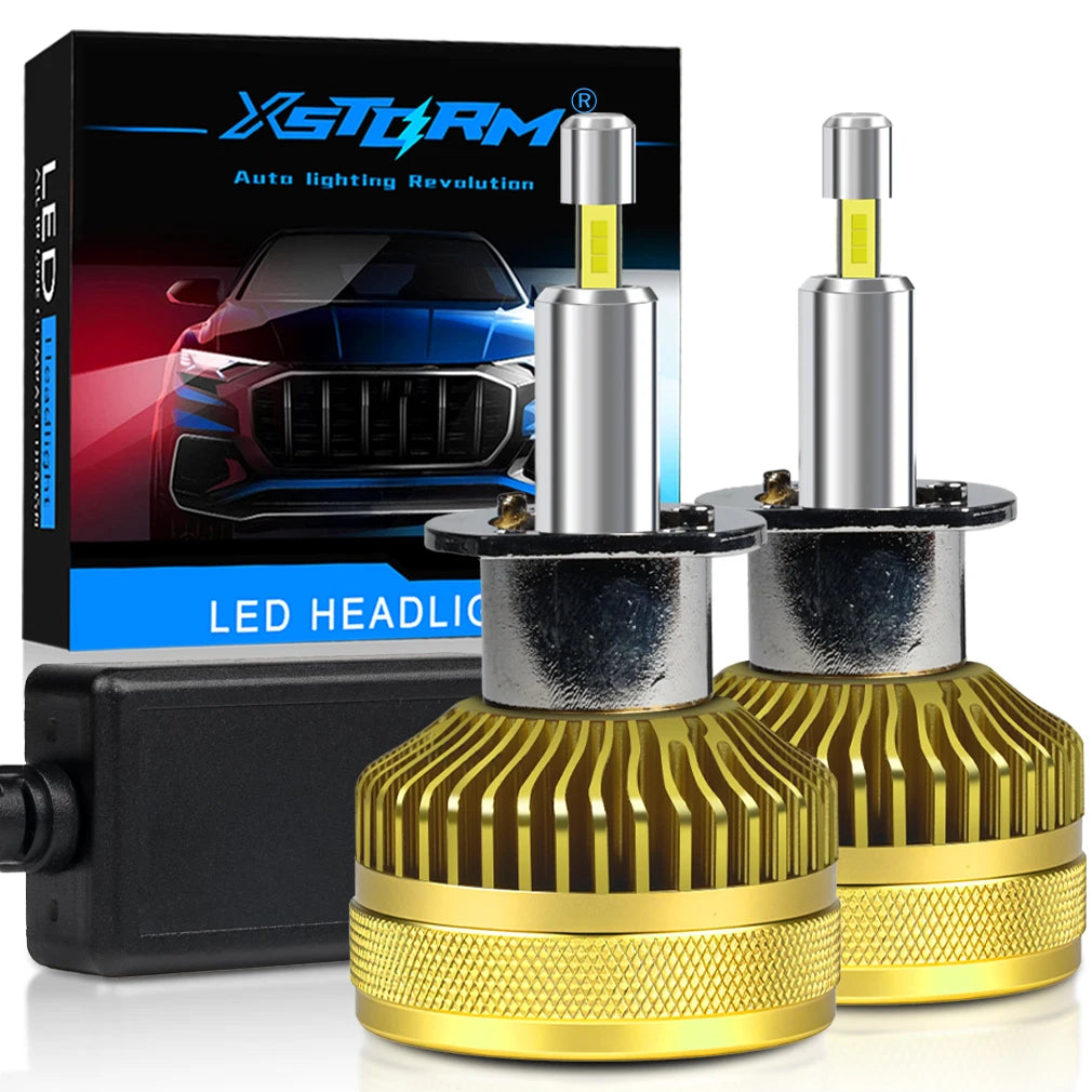 XSTORM H7 Lampadine LED per Fari H1 H11 9005 Luci LED 200W 60000LM 6000K Fari Auto Canbus Senza Errori Abbaglianti/Anabbaglianti Lampada Auto