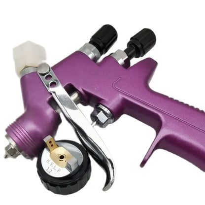 Mini pistola a spruzzo con ugello da 1.0/1.2MM con adattatore 250CC pistola per riparazione tazza di plastica aerografo per verniciatura auto per verniciatura auto