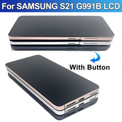 Nuovo display AMOLED per Samsung Galaxy S21 5G, display LCD touchscreen digitalizzatore per Samsung S21 G9910 G991B, ricambio display