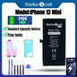 Batteria per iPhone, per iPhone 13, 13 Pro, 13 Mini, 13 Pro Max, Batteria di Capacità Standard, Batteria di Qualità Standard, Sostituzione Batteria iPhone con Strumenti Gratuiti, 0 Cicli, Visualizza 100% di Salute della Bat