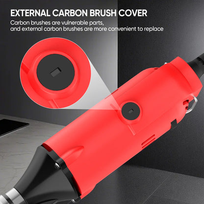 Smerigliatrice Elettrica a 1500 RPM, 6 Velocità, Strumento per Pulizia Fughe Piastrelle in Ceramica, Lucidatrice per Rimozione Bave e Lucidatura di Superfici in Ceramica e Pietra per Auto