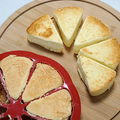 Set di stampi triangolari in silicone per torte - adatti a teglie da forno antiaderenti con 8 cavità, ideali per brownies, pancake, cupcake, ecc.