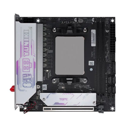 Scheda Madre Gaming TOPC AMD Ryzen 9 9955HX3D 9955HX 8945HX 7945HX 4*SATA 2*M.2 NVMe 2*DDR5 2.5G LAN WiFi6E per NAS Mini PC