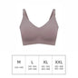 Reggiseno per allattamento da donna con taglio laser ultra sottile Reggiseni per allattamento imbottiti rimovibili senza cuciture Reggiseno di supporto per maternità push up taglie forti