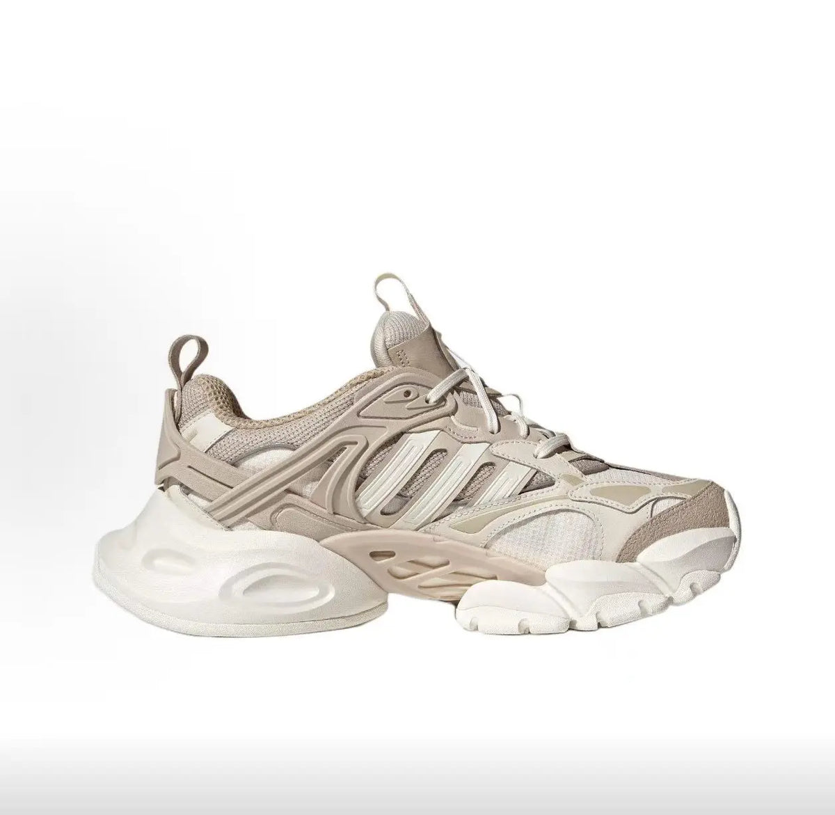 Sneakers Adidas Beige, Scarpe da Corsa Casual con Suola Spessa e Rete Traspirante Multistrato per Uomo e Donna IH7799