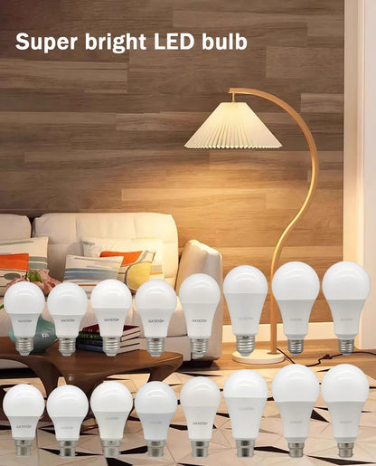 10 Pezzi Lampadine LED E27 B22 da 24W 20W 18W 15W 12W 10W 3W, AC 220V 110V 3000K 6000K, Lampada per Soggiorno e Casa
