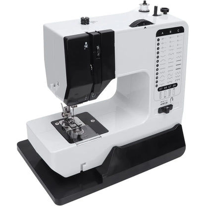 Macchina da Cucire Podofo a 12 Punti con Pedale, Velocità Regolabile, Mini Macchina da Cucire Portatile Elettrica per Principianti e Bambini, Macchina da Cucire Mini con Pedale e Velocità Alta-Bassa