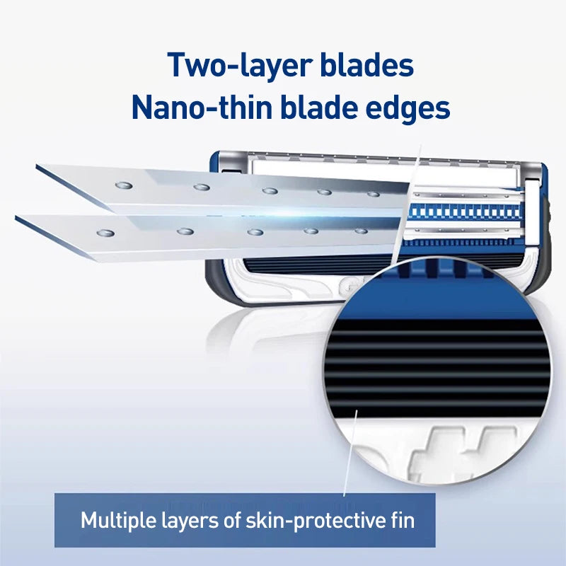 Rasoio da barba Gillette SkinGuard da uomo con pelle sensibile Rasoio da barba delicato ed efficiente