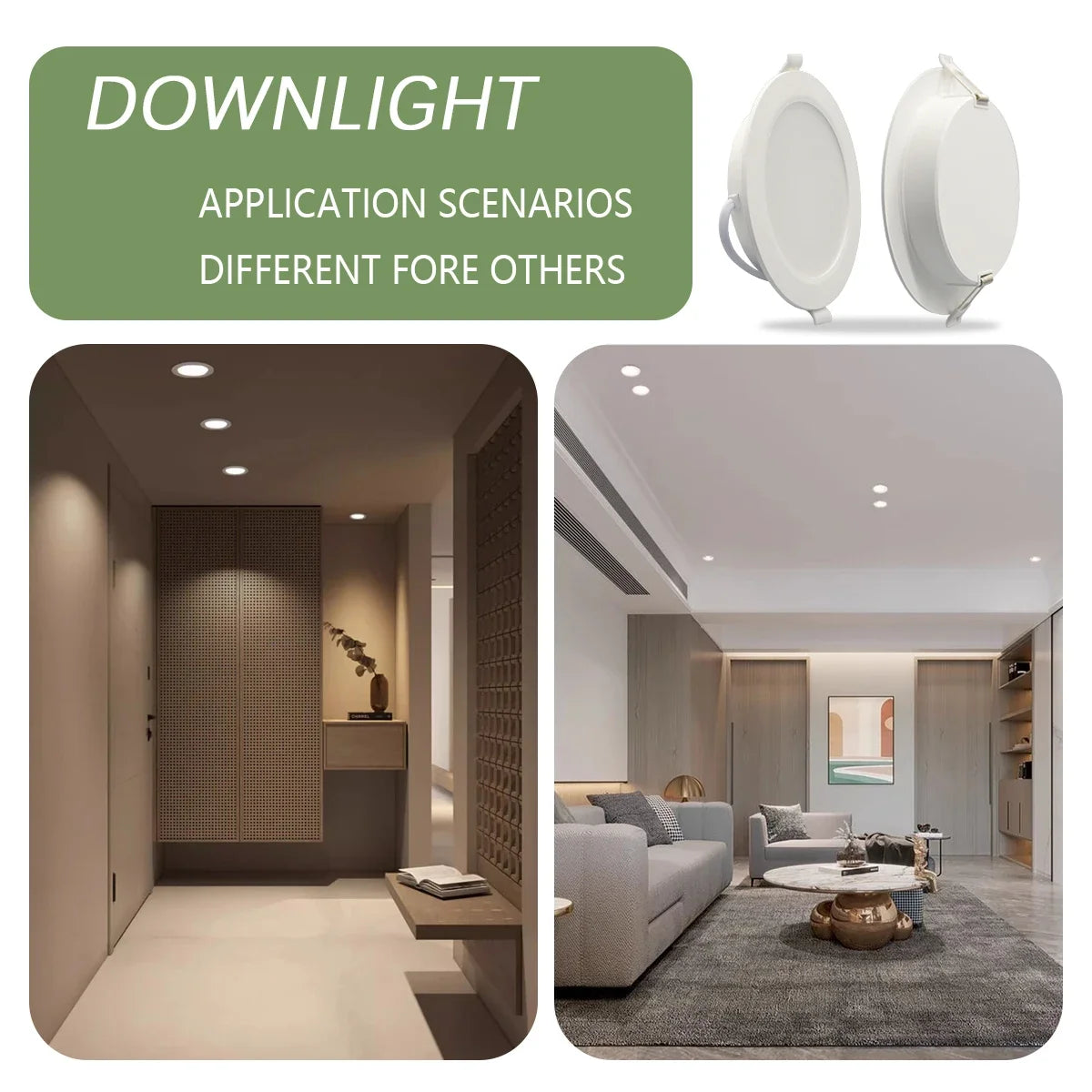 10 pz/lotto LED Pannello Rotondo Da Incasso Lampada 24W 20W 17W 14W 10W 6W AC100-240V 3000K 4000K 6000K Luce Faretto illuminazione per interni