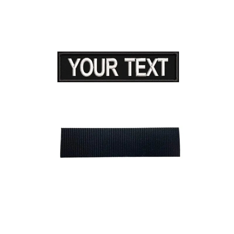 Etichette con nome ricamate, patch personalizzate con nome, da applicare a caldo, da cucire o con gancio, per uniformi e camicie da lavoro. Scegli i tuoi colori.