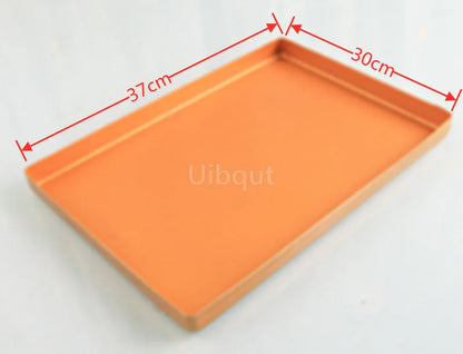 Stampo rettangolare per pane e torte, teglia da forno antiaderente, teglia rettangolare per pasticceria, teglia da cucina con fori per biscotti, utensili da forno, strumenti per panetteria.