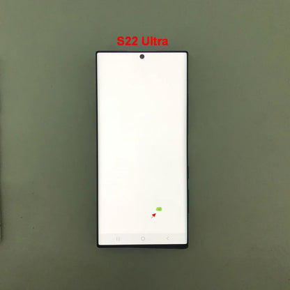 Display Super AMOLED per Samsung Galaxy S22 Ultra LCD SM-S908 S908U S908E, Schermo Touch Digitizer di Ricambio con Difetti