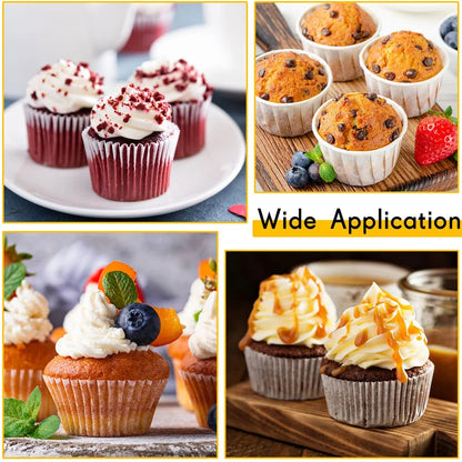 6/12 tazze Quadrato Cupcake Pan Vassoio per muffin Stampo per cupcake Muffin Pan Teglia in acciaio al carbonio Teglia antiaderente Bakeware per forno da cucina
