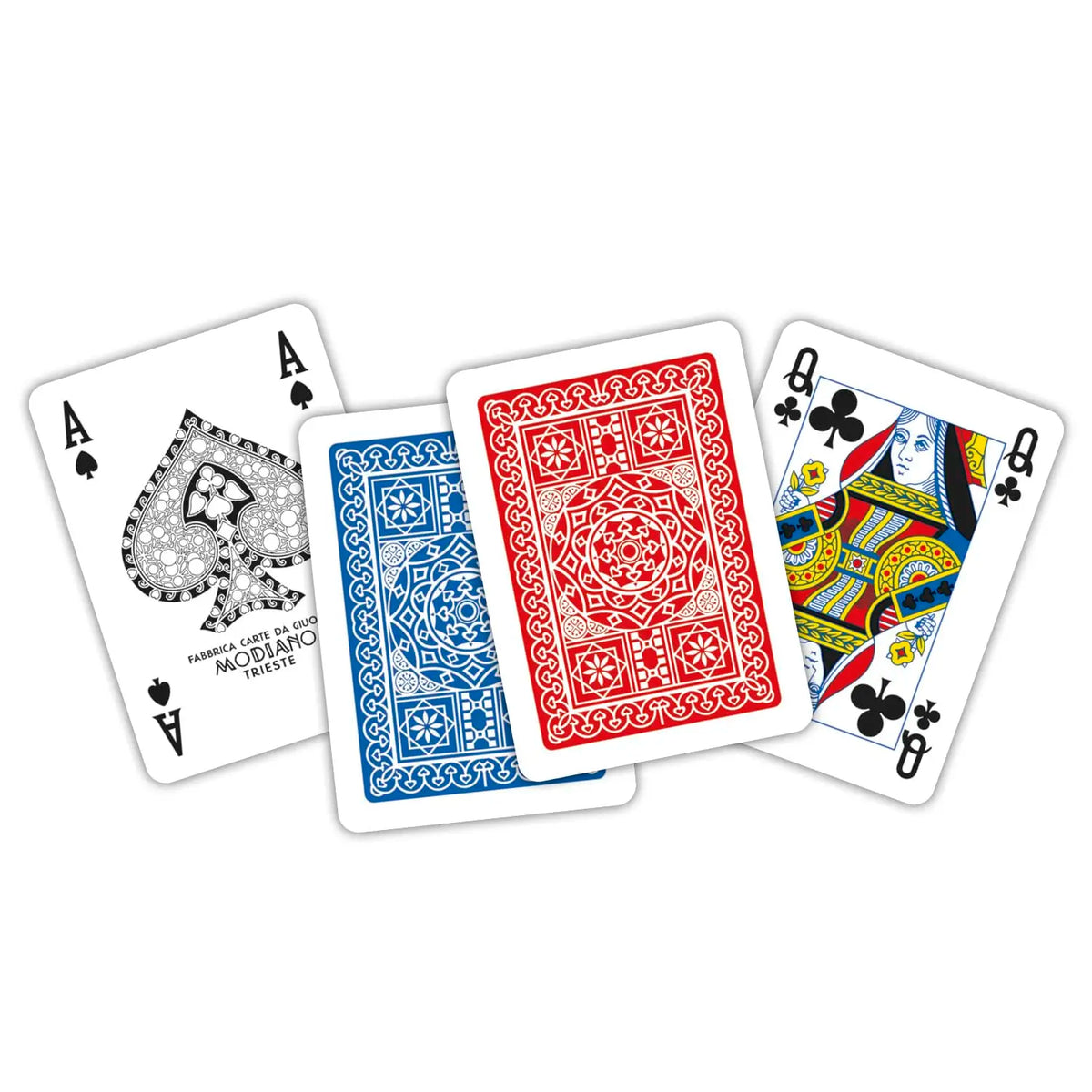 Modiano Ramino 98 Box – Carte da Ramino e Poker in Cartone Duplex da 350 G/Mq – Ideale per Canasta Burraco Scala 40 Macchiavelli – 100% Made in Italy