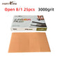 Abrasivi per rettifica fine HUNTING 1 Open 8 adesivi Carta vetrata - Strumento per lucidatura e lancio di macchie per auto di precisione