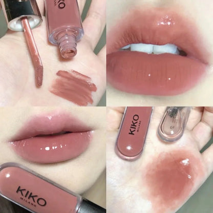 Kiko Milano Edizione Limitata Rossetto a Doppia Punta, Rossetto con Specchio Trasparente, Non Sbiadisce, Non Si Attacca alla Tazza, Lucidalabbra, Trucco