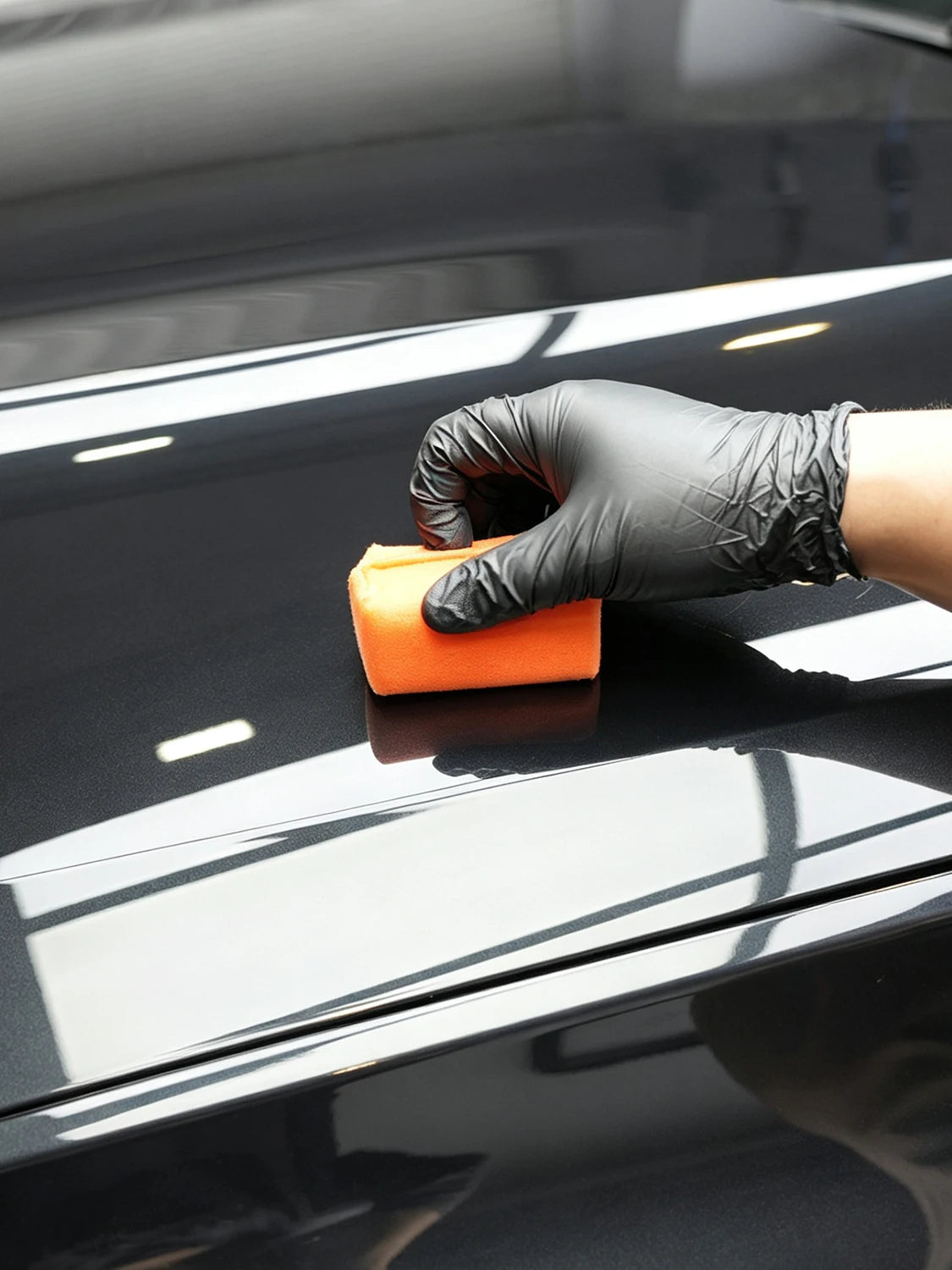 Applicatore in Microfibra SPTA per Rivestimenti Ceramici, Spugna in Camoscio per Detailing Auto, Applicazione di Cera e Sigillanti