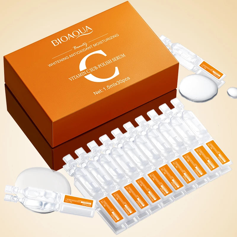 30 pz BIOAQUA Retinolo Vitamina C Siero Viso Set Anti Rughe Anti-età Idratante Sbiancamento Kit Essenza Per Il Viso Cura Della Pelle