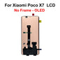 Display OLED da 6,67" per Xiaomi Poco X7 LCD 24095PCADG, display touch digitizer per Poco X7 Pro, schermo 2412DPC0AG, parti di assemblaggio