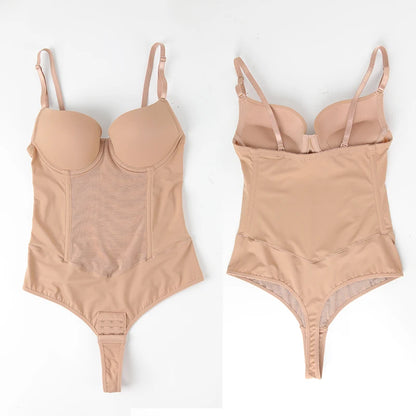 Perizoma Body Shapewear Donna Full Body Shaper Vita Trainer Ossa d'acciaio Pancia Controllo Biancheria intima Pancia piatta Sottoseno Corsetto