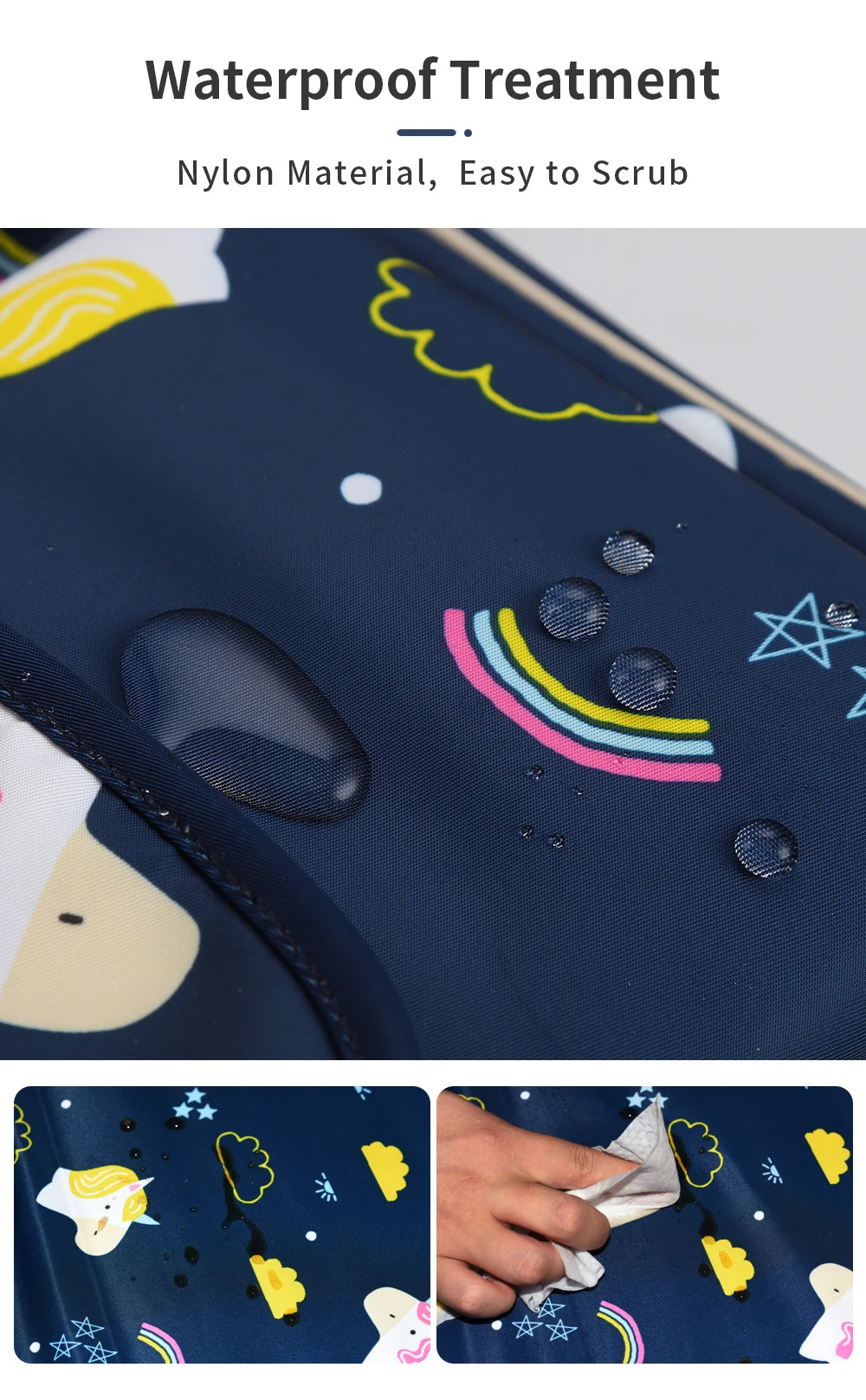 Borsa per pannolini impermeabile di nuovo stile borsa da viaggio Messenger di grande capacità borse multifunzionali per passeggino madre maternità