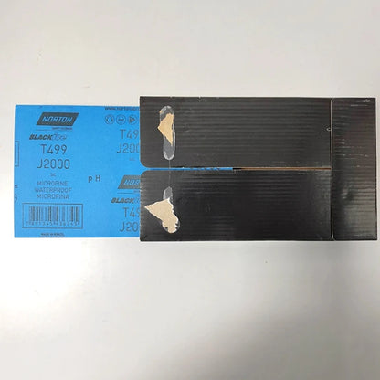 NORTON T499 Carta vetrata fine abrasiva ad acqua per lucidatura di finiture auto 1500/2000 Grinding a secco per graffi di bellezza