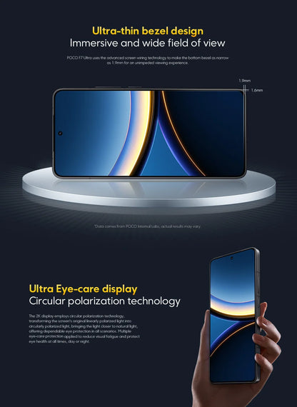 Xiaomi POCO F7 Pro 5G Versione Globale Smartphone Snapdragon ®   Doppia fotocamera da 50MP di 8ª generazione con OIS e NFC