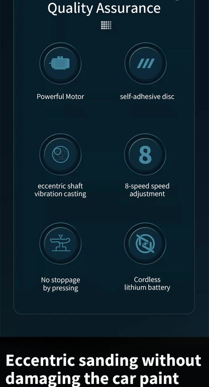 Lucidatrice Senza Fili Mamidw, 8 Velocità Variabili Max 5000 Giri/min, Lucidatrice Portatile per Auto con Platorello Autoadesivo, 4 Tamponi Lucidanti per Dettagli Auto, Ceratura e Lucidatura, Compatibile con Batteria Makita