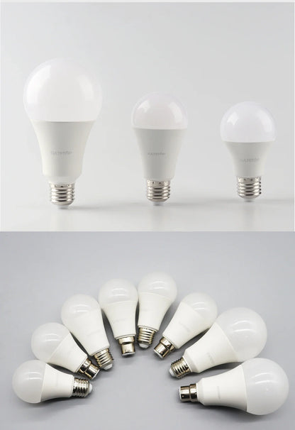 10 Pezzi Lampadine LED E27 B22 da 24W 20W 18W 15W 12W 10W 3W, AC 220V 110V 3000K 6000K, Lampada per Soggiorno e Casa