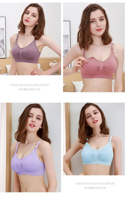 3 Pz/lotto Maternità Reggiseni Allattamento Cotone Allattamento Al Seno Donne Incinte Gravidanza Biancheria Intima Allattamento Al Seno Reggiseno Abbigliamento Lactancia