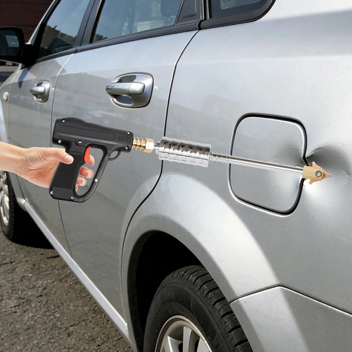 Kit di Riparazione Ammaccature Auto 86 Pezzi, Set di Attrezzi per Rimozione Ammaccature Senza Vernice con Pistola per Saldatura a Punti e Martello di Trazione per Carrozzeria