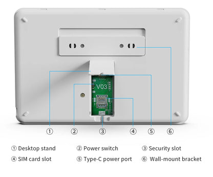 FUERS Sistema di allarme Smart Home WIFI GSM Allarme di sicurezza Host Ant-furto con sensore di movimento porta Tuya Smart App controllo lavoro Alexa