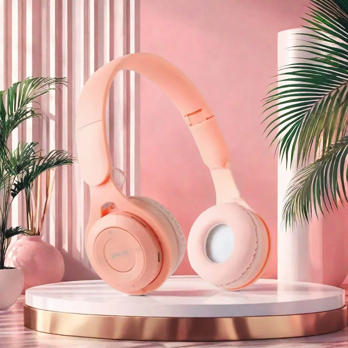 Cuffie Bluetooth Hi-Fi Wireless Over-Ear con Microfono e Riduzione del Rumore, Comode per Viaggi e Uso Domestico