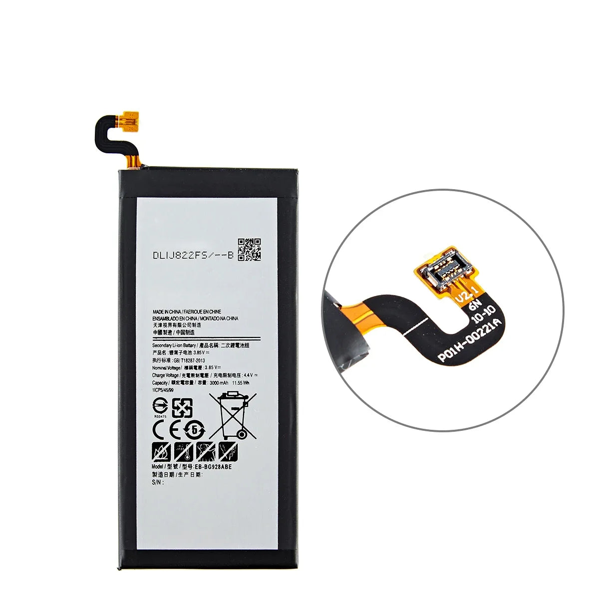 Nuovissima batteria EB-BG928ABE 3000mAh per Samsung S6 edge Plus SM-G9280 G928P G928F G928V G9280 G9287 Plus S6edge + + Tools