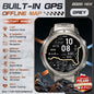 2026 NUOVO Smartwatch con Mappe Offline per Uomo, Display AMOLED HD da 1,43 Pollici, GPS Esterno Integrato, Bussola, Altimetro, Impermeabile 5ATM, Orologio Sportivo per Nuoto, Ciclismo e Corsa